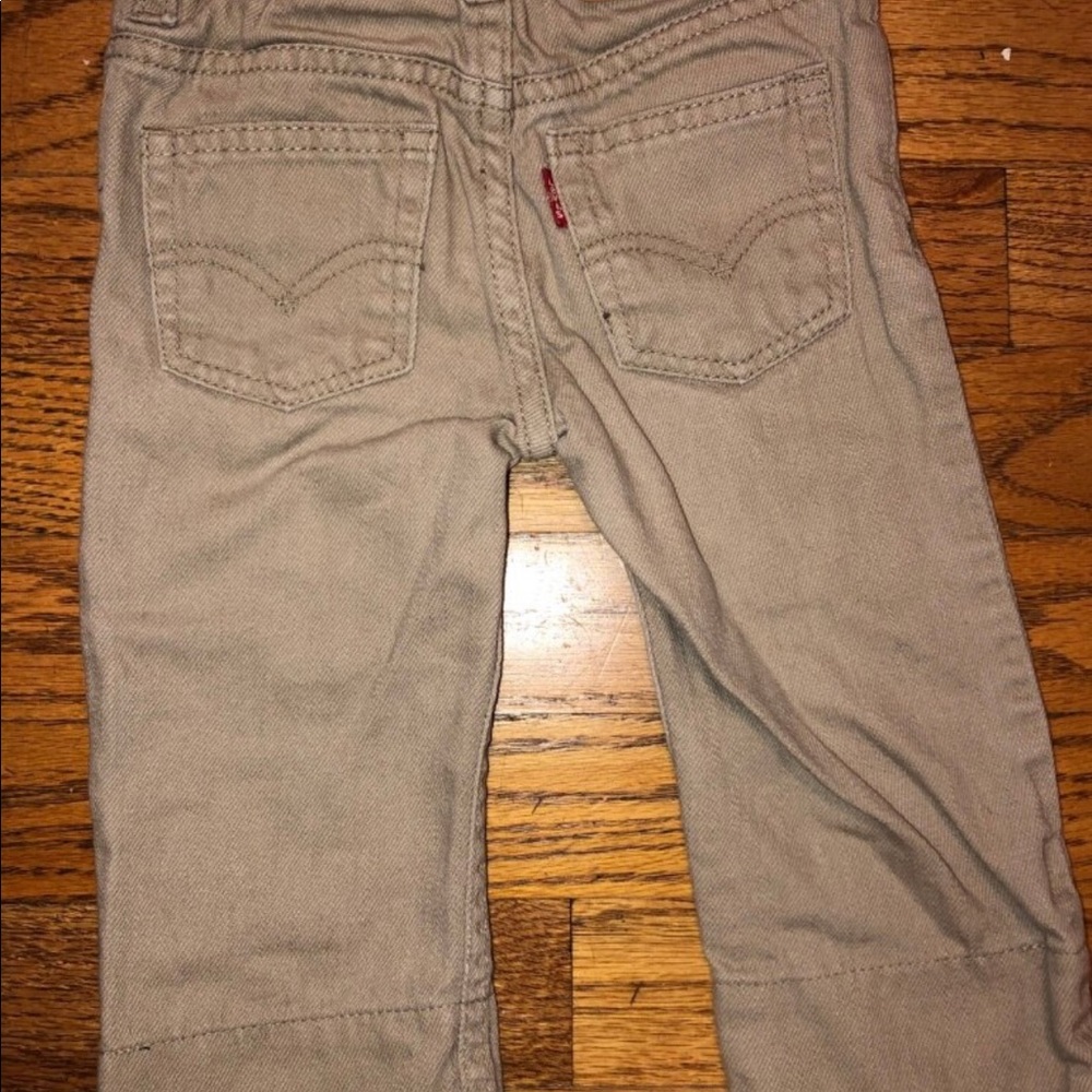Used, Lake new, Levi’s jeans, blue and beige